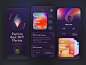 Nft App (onboarding+Profile+Details) trending details profile product design 3d ux visual minimal interface nft platform ui marketplace nft market cryptoart token crypto crypto currency nft app ethereum nft