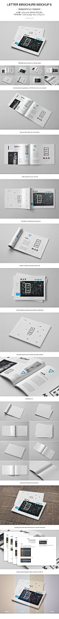 Horizontal Letter Magazine / Brochure Mock-up 2 by yogurt86 Design Studio, via Behance: 