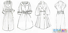 竹萤设计学院采集到【服饰】—衣服版型&樣式