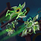 Jade Shuriken by Izzy Hoover
