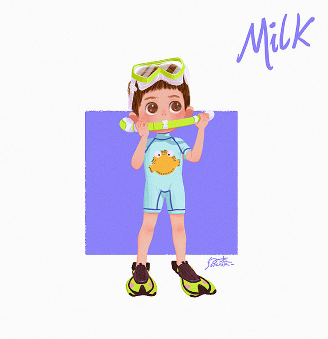 《Milk II》娃儿们的夏天 | 绿漆...