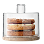 Buy LSA International Lotta Ash Base Cake/Cheese Dome  - 25.5cm | Amara : Display your culinary delights with this ash base dome by LSA International, as part of the Lotta collection. Perfect for hosting cheeses, cakes or pastries this Lotta dome is a sim