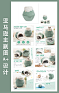 亚马逊猫窝宠物用品主图设计