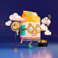 JUANKY 在 Instagram 上发布：“Mi primer personaje 3D y yo así  #graphicdesign #artofinstagram #art #creative #arte #illustration #ilustraciones #photography…”