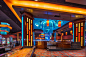 Isleta Casino | Turnkey Casino Design & Renovation by I-5 Design : I-5 performed the 35,000 sf casino design & renovation, restoring the Isleta property to it's Native American peublo roots and keeping the gaming floor open
