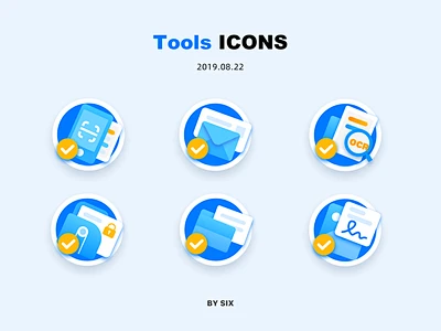 Tools icons app blue branding design illustration scan typography ui ux ...