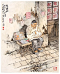 怀旧 | 范生福笔下的老上海风情画！