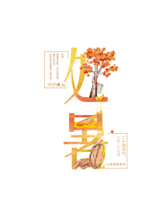 纠结的双双采集到我的作品-24节气插画设计