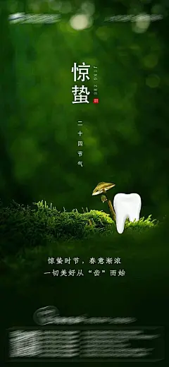 惊蛰节气海报-享设计
