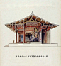 【李乾朗绘画艺术：中国古建筑】
李乾朗(1949年-)台湾台北人，台湾文化大学建筑系副教授，台湾传统建筑研究者，台湾古迹审查委员，台湾古迹维护志工，古迹修护研究者，画家。
