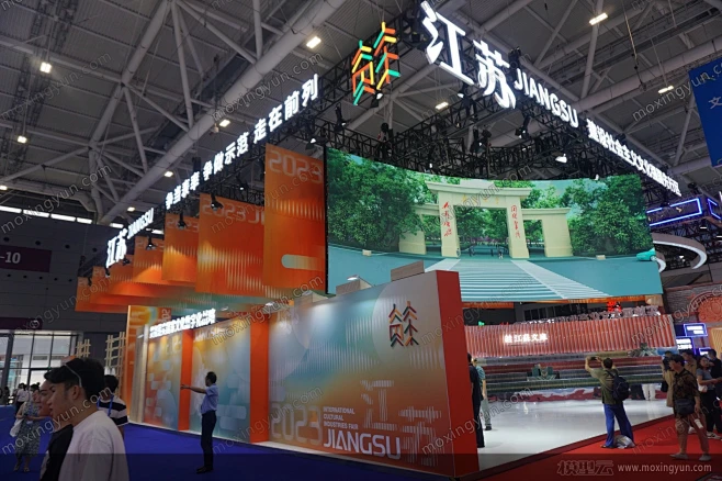 2023第十九届（深圳）国际文博会展台搭建图片-模型云展台设计案例-花瓣网