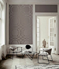 Wall Stencil Geo Trellis Pattern Wall Room Decor by OMGstencils: