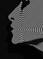 / black and white face artwork. #blackandwhite #artwork http://www.pinterest.com/TheHitman14/black-and-white/