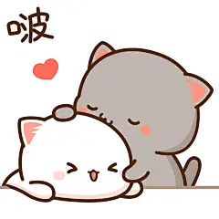 蜜桃猫 头像 表情包 卡通