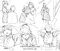 のらくら 日本画师原画线稿图集分享 1447P