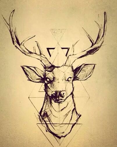 大家能不能给我一些鹿的纹身图_纹身吧_百...