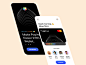 3D app landing page payment UI ui design WALLET Web Web Design  Website