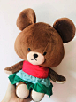 日单 读书熊 the bears school 小熊学校 绿裙子公仔-淘宝网