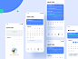 学习成就 flat design app design app 线上教育 教育 ui