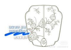 小扁贵采集到白描线图