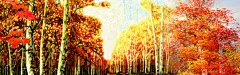 欧式油画背景高清素材 油画背景 田园油画 风景画 背景 设计图片 免费下载