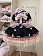 其中包括图片：Kuromi lolita dress