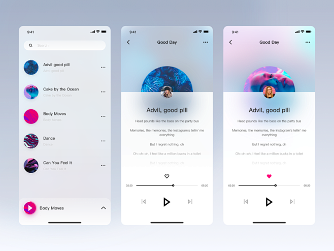 音乐设计应用程序，ui ui
