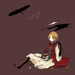 【哥特式】黑童话故事插图&amp;哥特化的动漫人物组图_吴邪▼▁▼带俺回老家