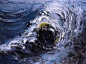 油画 | 英国艺术家Maggi Hambling生命里的浪花