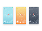 Compass UI and iphone wallpapers freebie