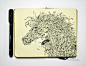 MOLESKINE DOODLES: Wood Horse by kerbyrosanes