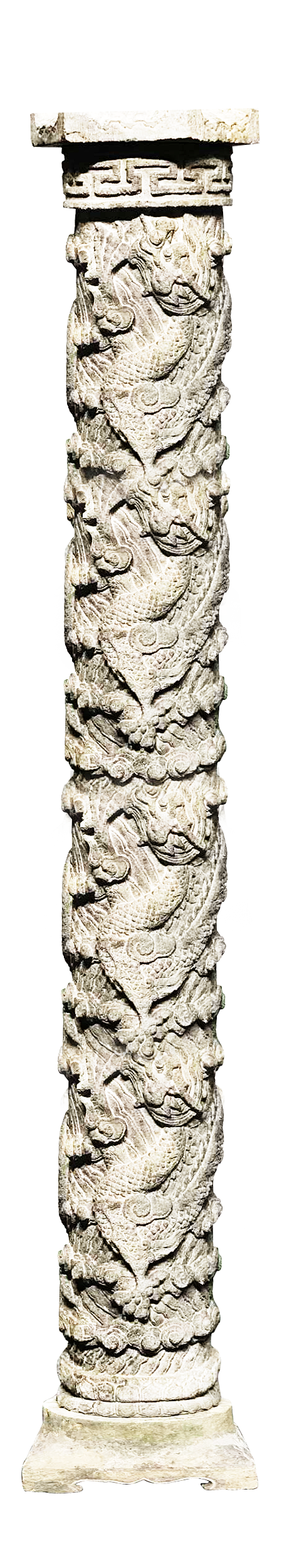 腾龙 石柱子 中国古代柱子