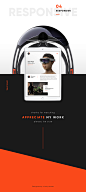 SEE MORE. Augmented reality (AR) Landing page : This is a concept landing page, presenting AR technology and Microsoft Hololens headset.