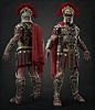 The Centurion- Clay, Damon Woods : Keyshot Clay renders of The Centurion. This character is featured in the cover of 3D Artist Magazine Issue #80