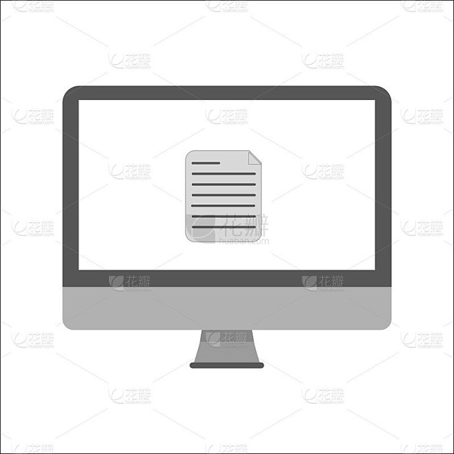 Flat file in pc for paper design vector flat desi
