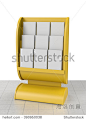 dispenser display with magazines or catalogues