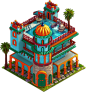 ElMadinah Game Art : The following isometric buildings were made for Elmadina Facebook game, the architectural style is inspired by the Middle eastern region, with influences of the islamic architecture etc. This project was done under the Mentorship of H