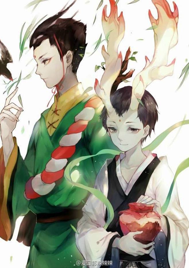 大鱼海棠句芒鹿神