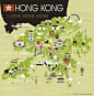 香港旅游建筑海报设计素材