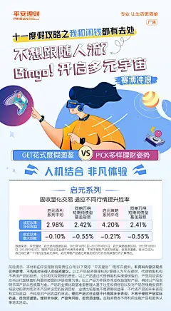平安理财国庆情景海报3