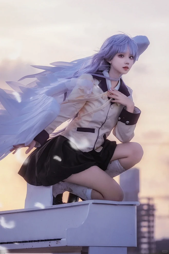 angel beats|立华奏cos-花瓣网