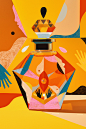 C/OLOR. Illustrated perfumes :: Behance