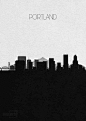 7148 portland-cityscape-art-inspirowl-design 6000×8400PX 高清图下载