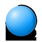 蓝色小球设计图