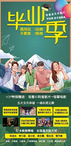 毕业季旅游海报-源文件