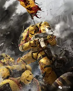 荷尔蒙爆棚的未来机械战争丨战锤艺术家Ukitakumuki作品欣赏