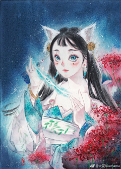 CC张肥仔采集到-中国风系列插画