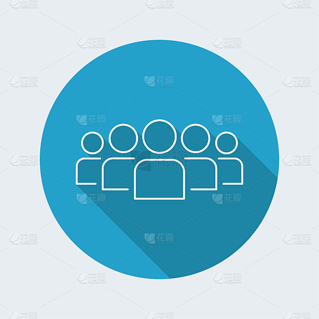 Community concept on lineal icon