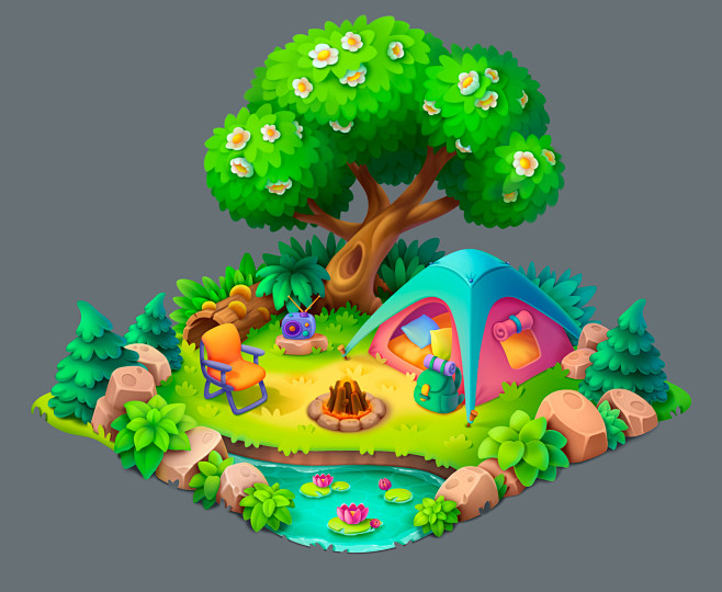 Isometric game objec...