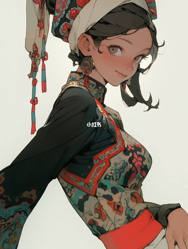 {AI系列}东方插画（场景，角色）（卡通...